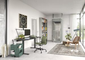myHomelift 3 im modernen Arbeitszimmer
